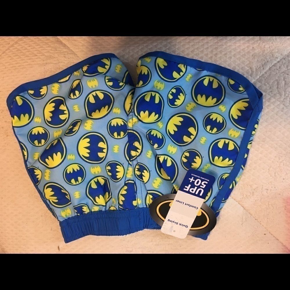 Batman Swim Trunks 12 M NWT